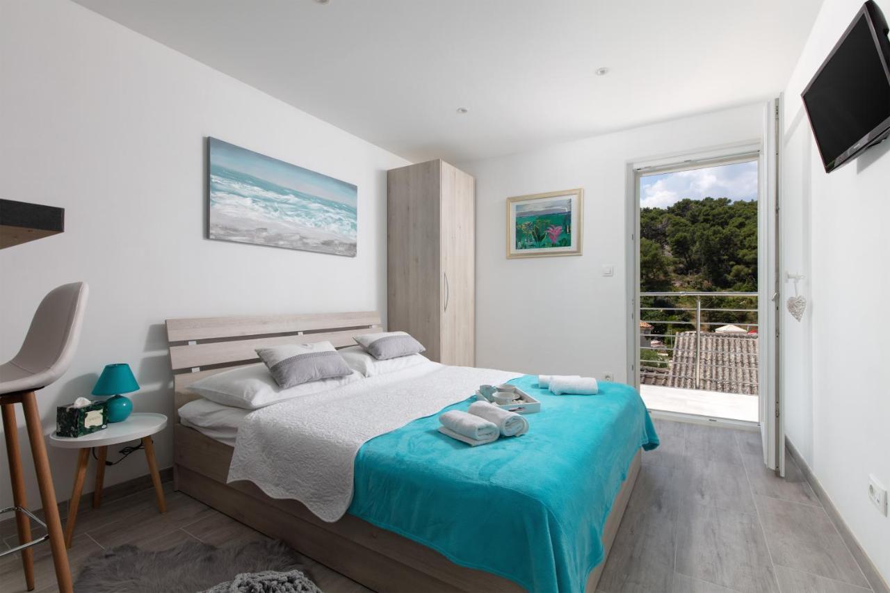 Seaview Apartment Sparkle Iskra - Povlja, Brac Povlja  Dış mekan fotoğraf